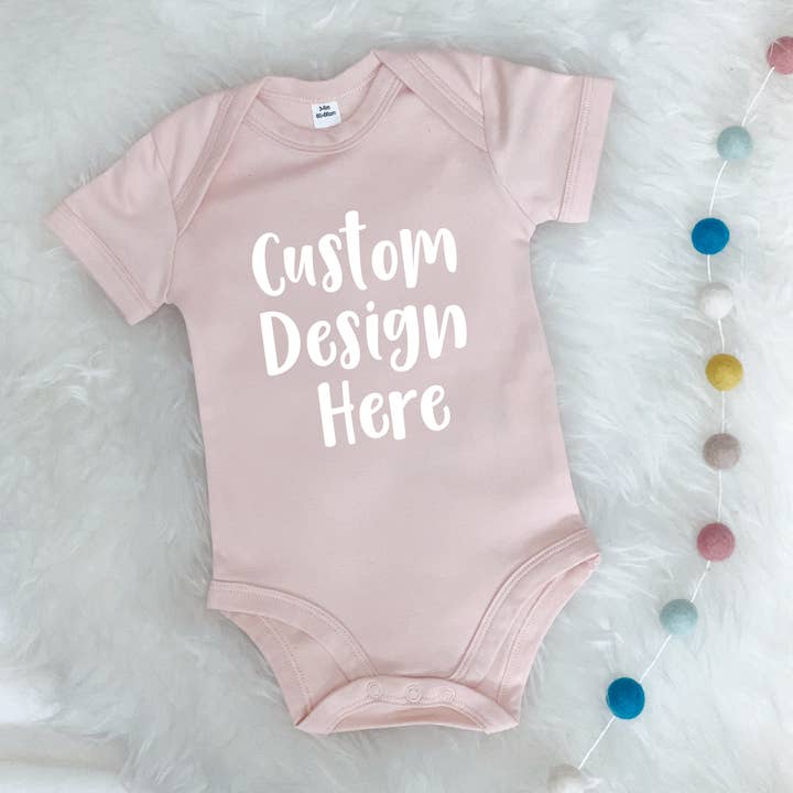 Lovetree Design – wholesale Bodysuit (non-footed) – Baby – Custom Text Babygrow9