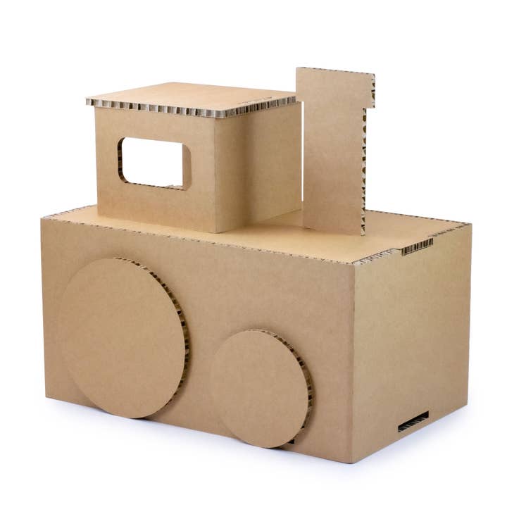 Rippotai - Wholesale Christmas Decoration - Eco-friendly Cardboard Christmas Train - Customizable Locomotive and Wagons