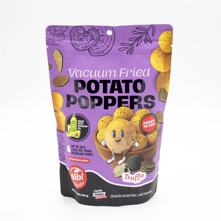 Truffle Potato Poppers for wholesale by Nibl by Aji Foods