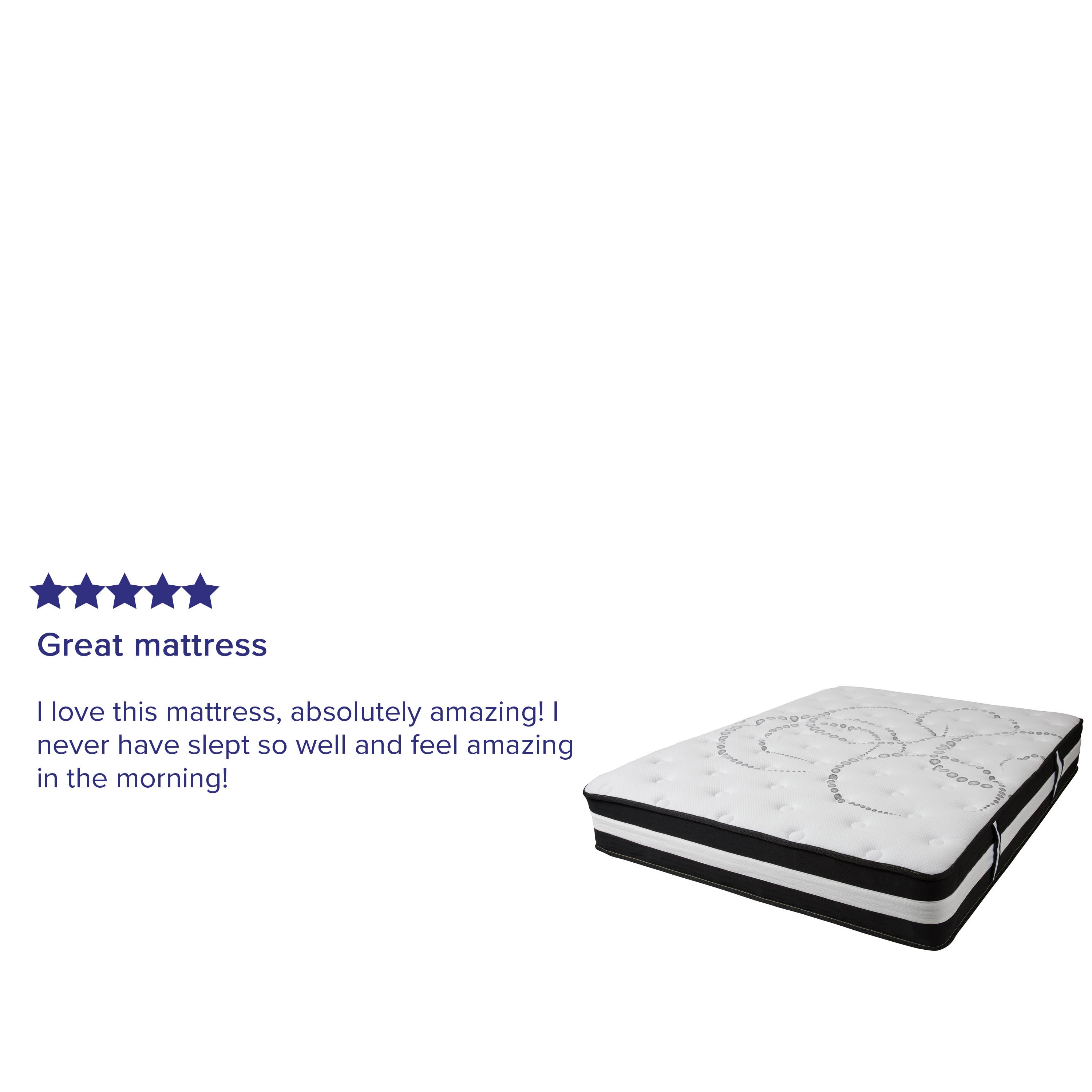 Flash Furniture - Wholesale Mattress Pad/Protector - 12" Hybrid Mattress, Queen Mattress in a Box3