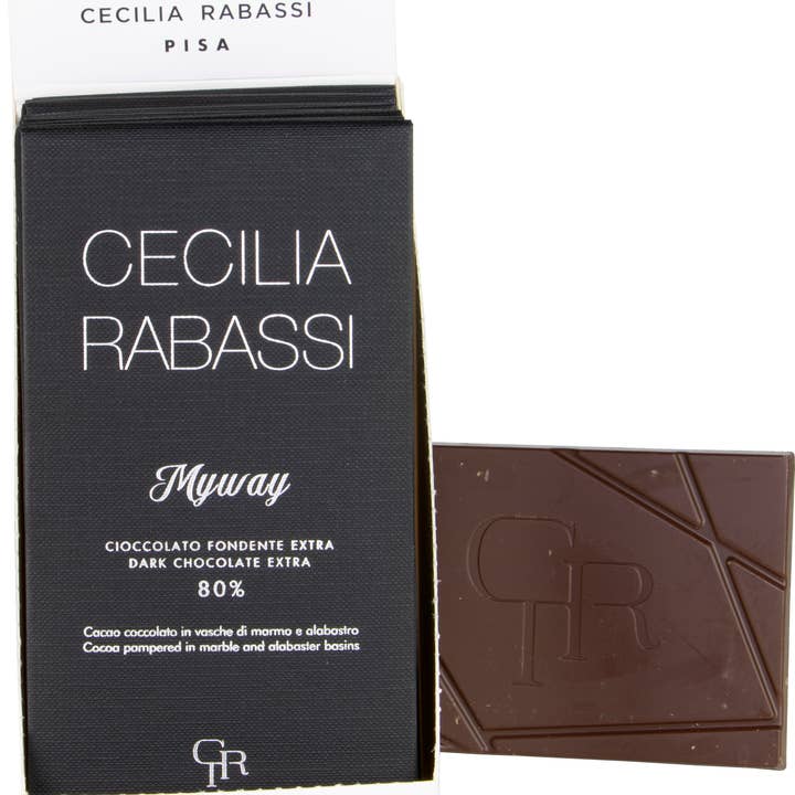 MYWAY 80% Dark Chocolate, Cecilia Tessieri Rabassi for wholesale by RITROVO