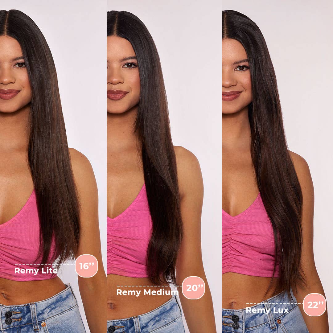 INH Hair - Wholesale Hair Extensions - Lite Remy Hair Extensions | 18" mid length hair extensions11