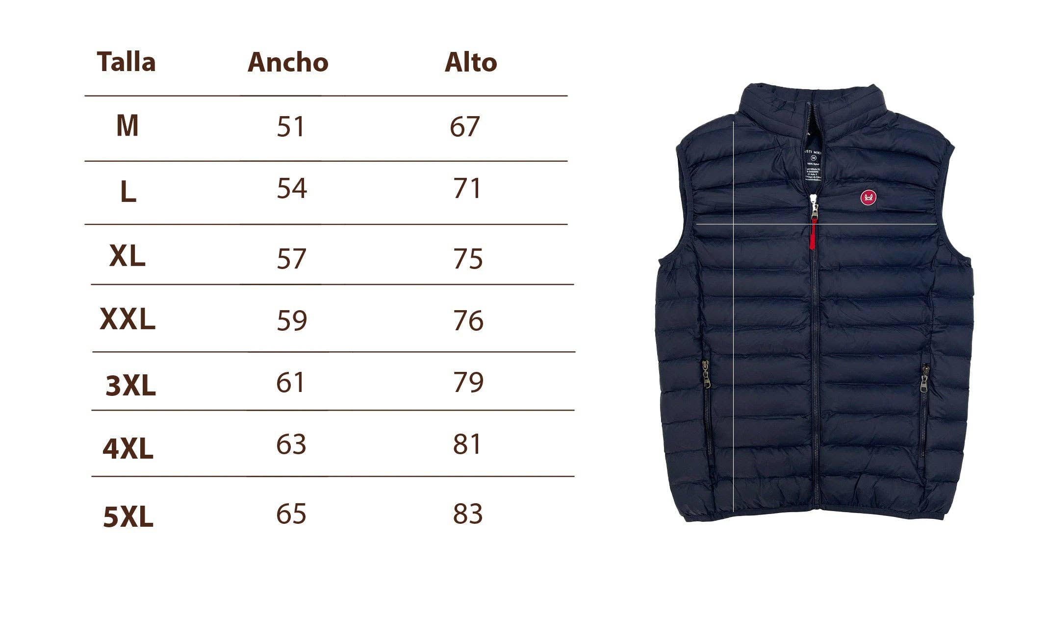 Custi Mikelo: Men's Clothing & Christmas Gifts – Engroshandel Vest - Herre – Marineblå Slim Fit Vatteret Vest4