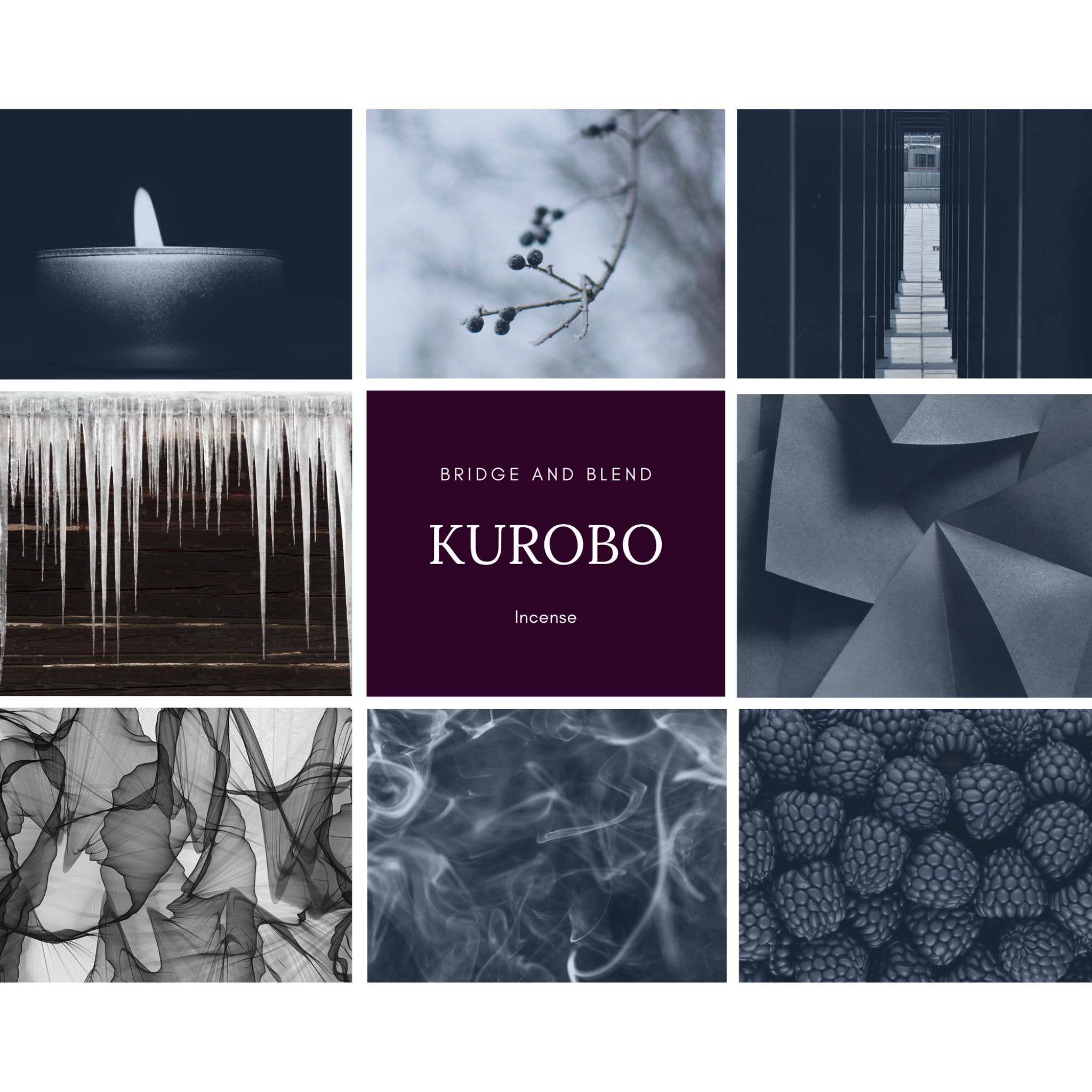 Bridge and Blend - Wholesale Incense - [Incense] KUROBO | 20 Cones All Natural Handmade5