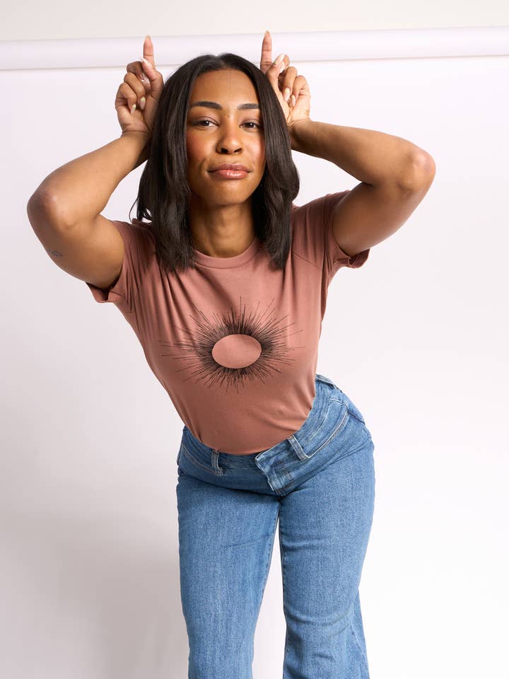 Eclipse T-shirt met ronde hals voor dames voor wholesale door Go To Devil