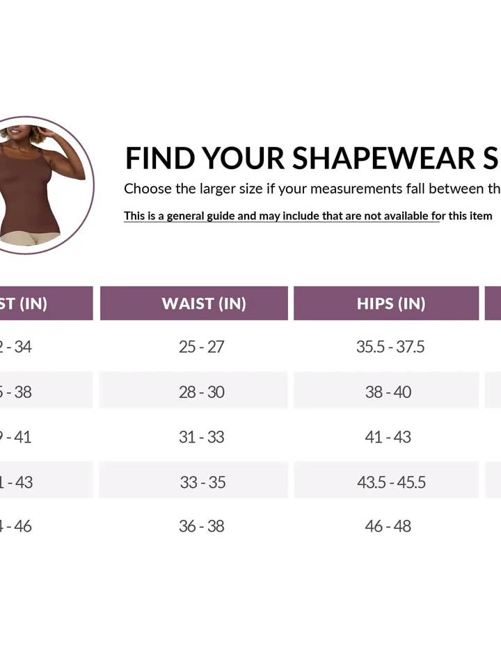 Curveez - Wholesale Camisole - Women's - Daily Shaping Cami Top14