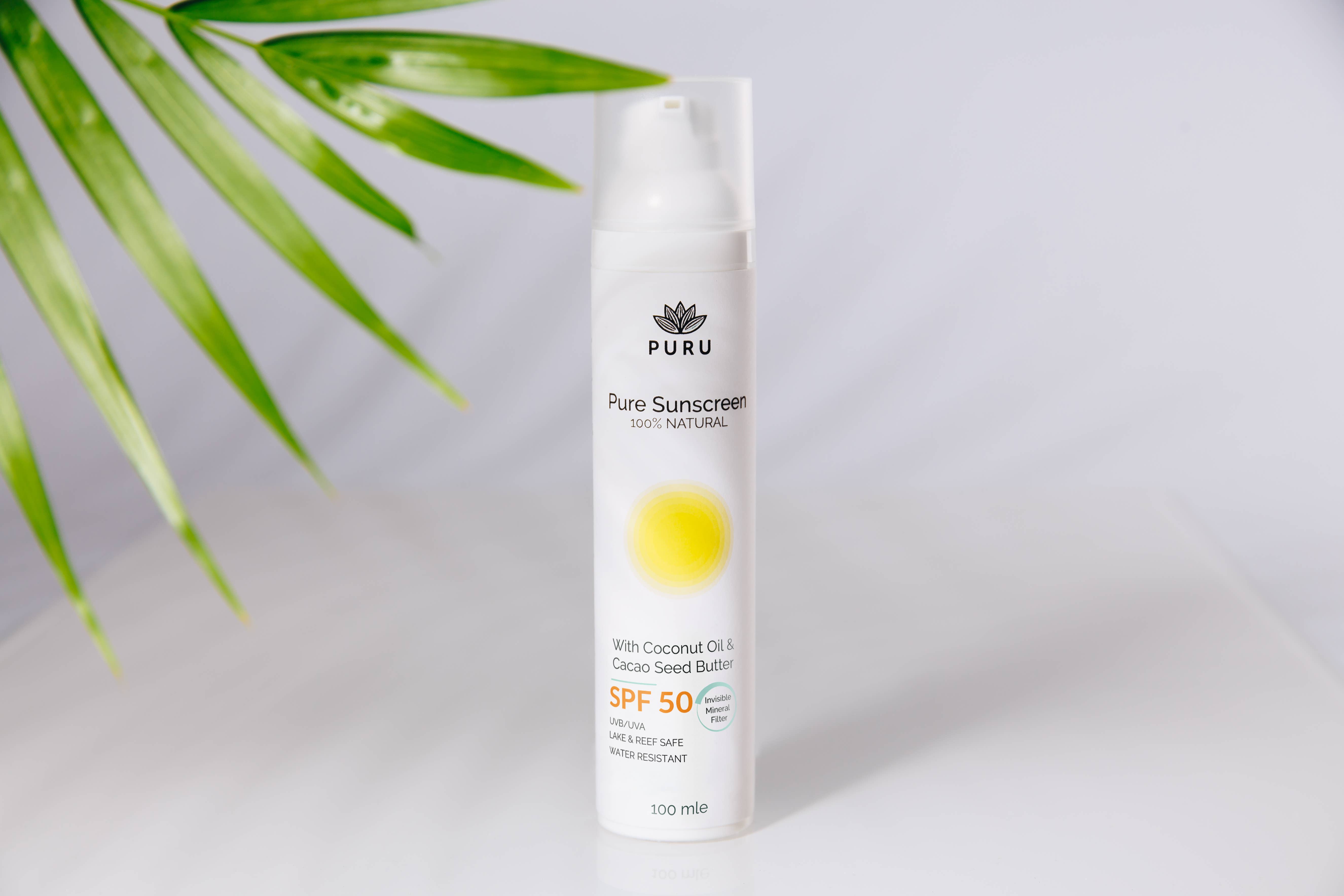 PURU - Wholesale Sunscreen - Pure Sunscreen Spf 50 - Zero White Cast1