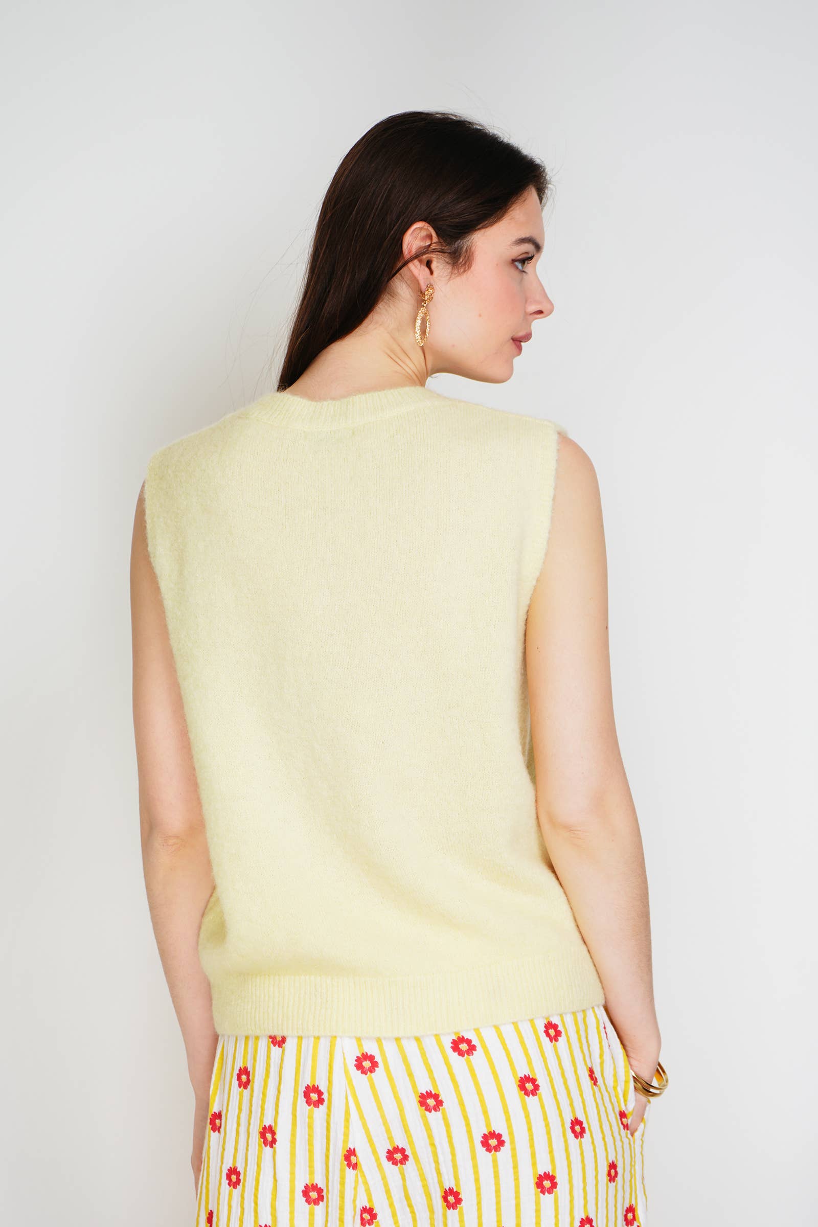 NOELINE – Engroshandel Pullover - Dame – Superfin alpaca vest uden ærmer 2651013