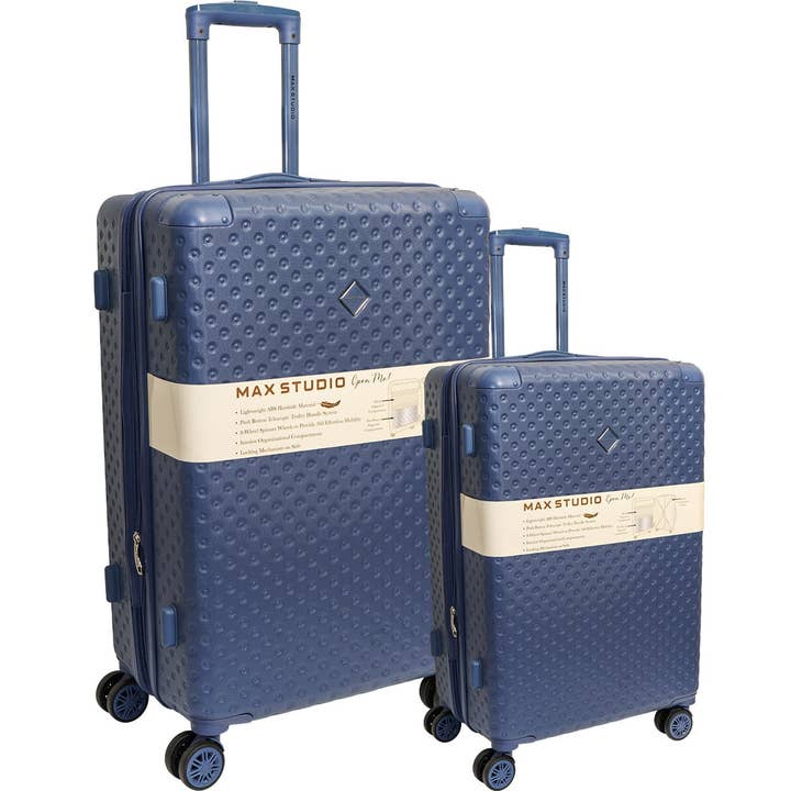 Magid - Wholesale Luggage - Max Studio Tonal Tufted ABS 2-Piece Hard-Sided Luggage Set13
