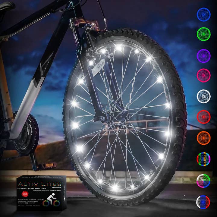 Activ Life Bike Lights 2 Pack -White for wholesale by LaScoota