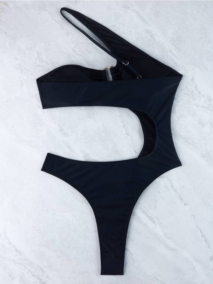 HIDDENBRAND - Wholesale One Piece Swimsuit - Women's - Solid Color Sexy One-piece Swimsuit Bikini5