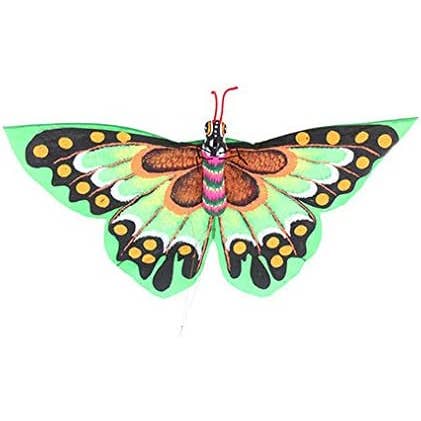 OMA - Eclectic Home - Wholesale Wall Accent - 3D Butterfly Kite Wall Decor Nylon Mixed Colors  - 32" x 20"