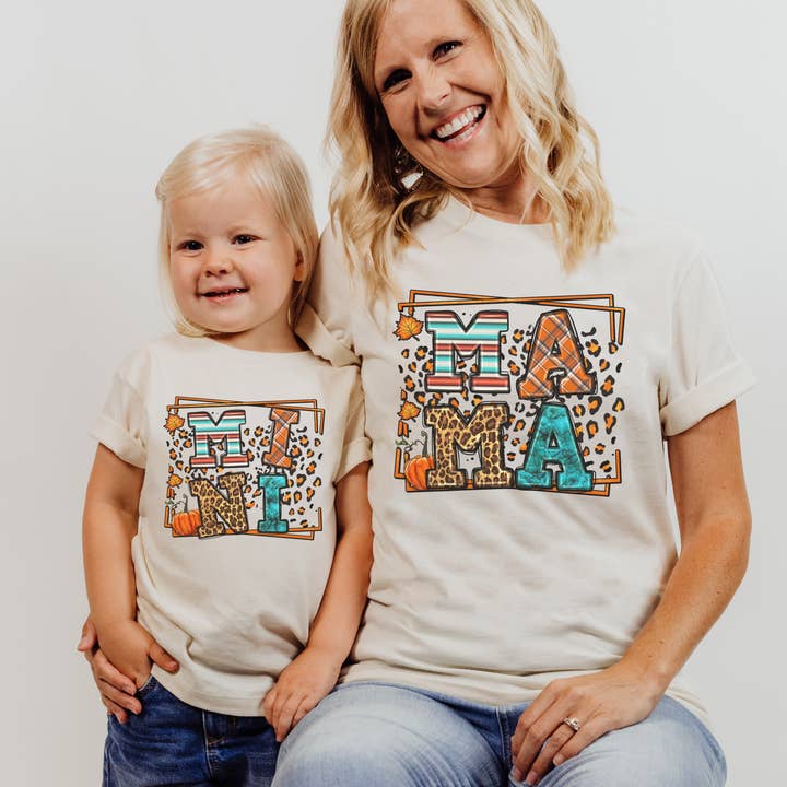 Mama/Mini Fall - natural for wholesale by Sunfire Tees