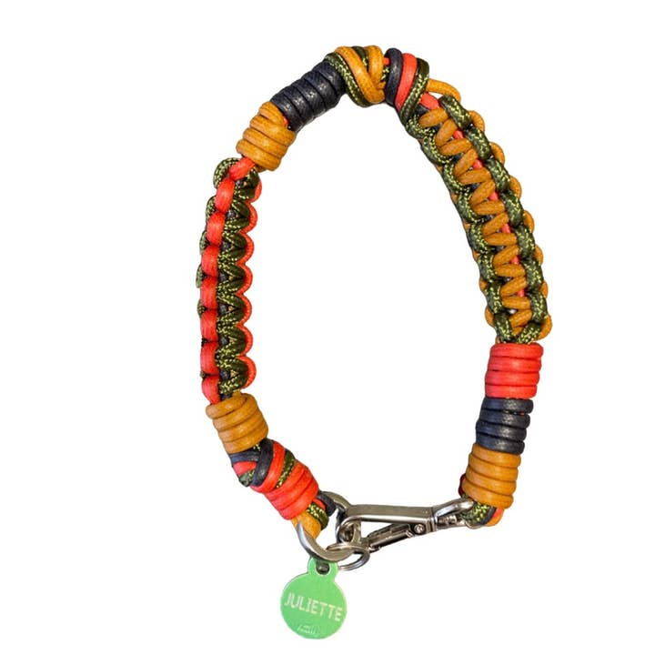 COLLIER POUR CHIEN TARZAN MACRAMÉ pour la vente par My Bob