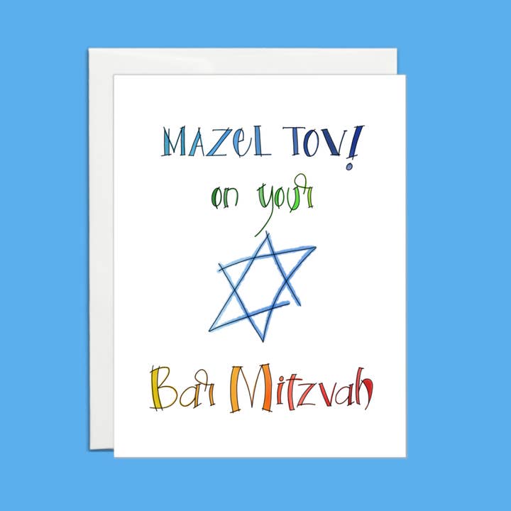 Mazel Tov on your Bar Mitzvah for wholesale by The Simcha Store