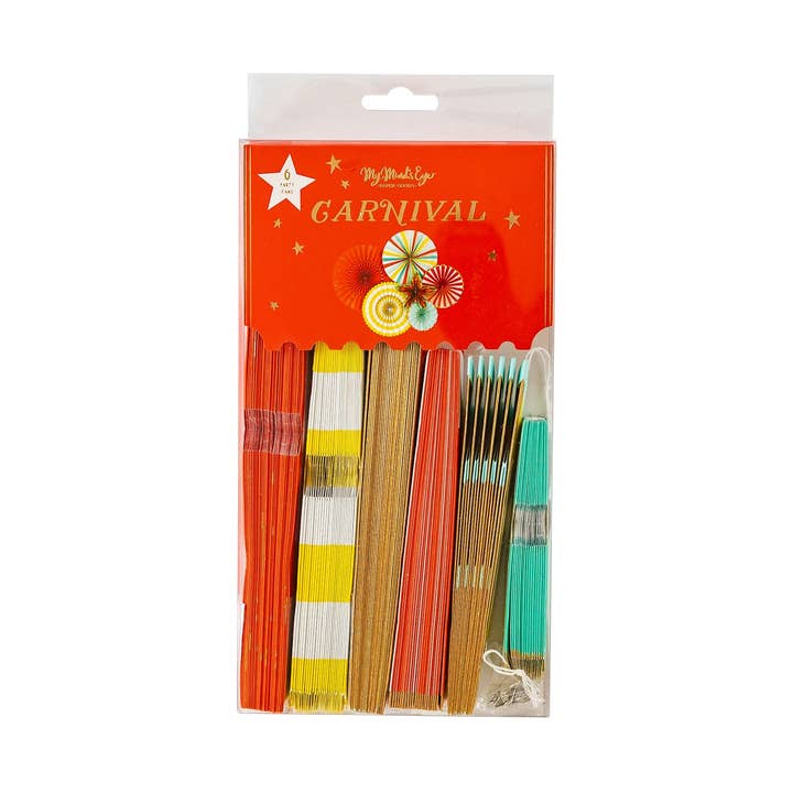CAR901 - Carnival Party Fans för wholesale av My Mind’s Eye