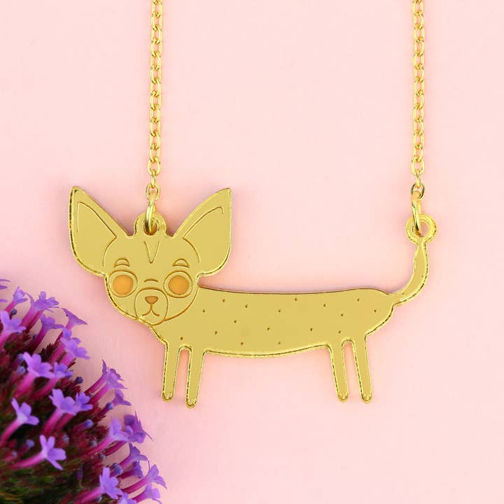 Collar Chihuahua de oro para venta al por mayor de Little Moose