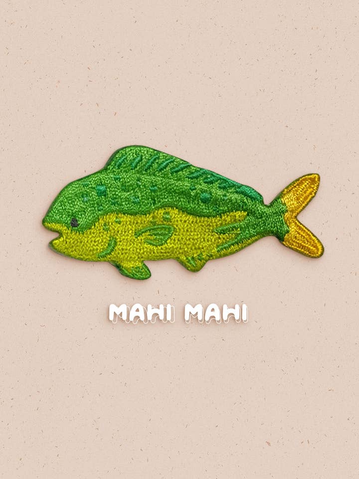 Spilla da ricamo Mahi Mahi per la vendita all'ingrosso da parte di Ivycdraws