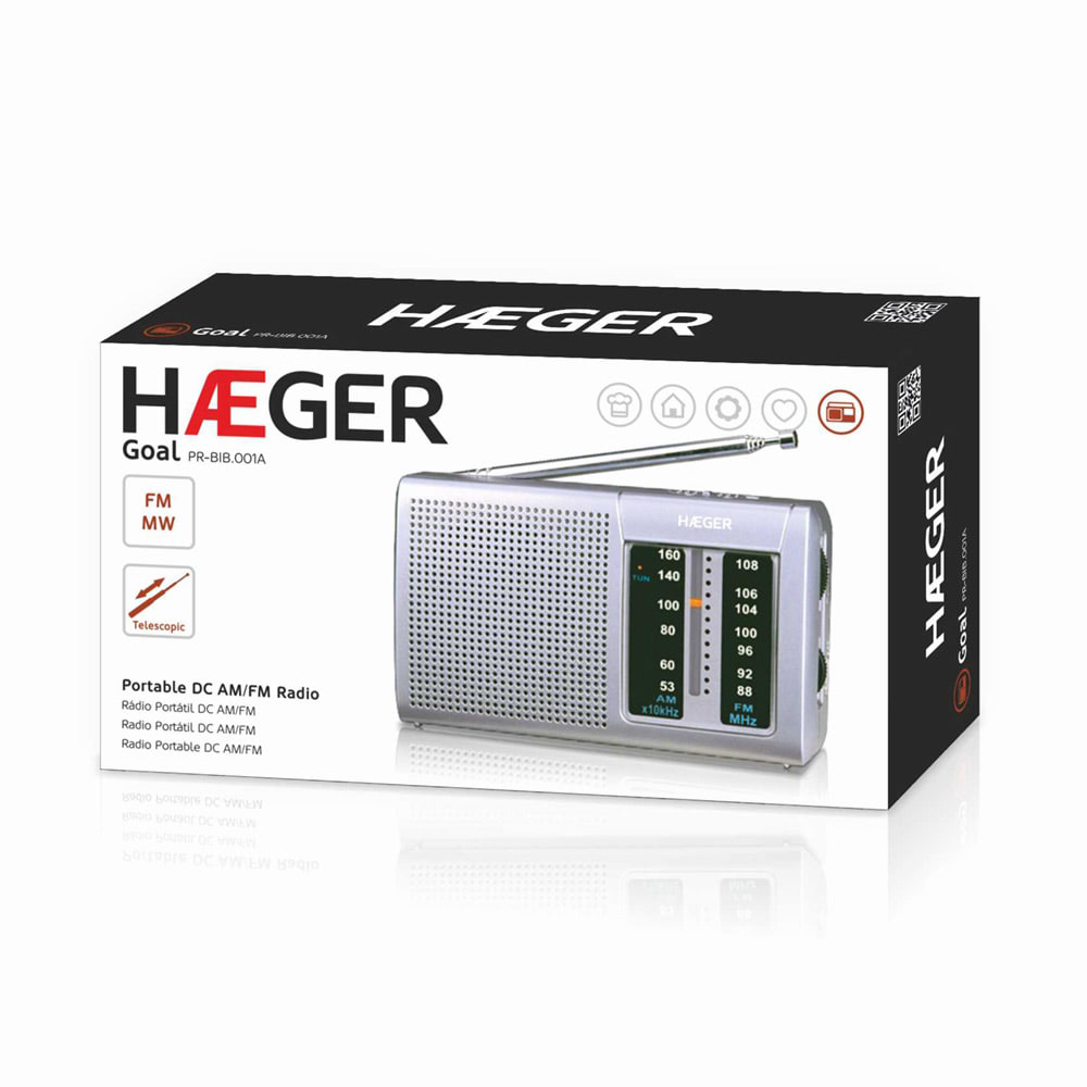 Haeger - Wholesale Small/Handheld Appliance - GOAL Portable Radio - AM/FM3