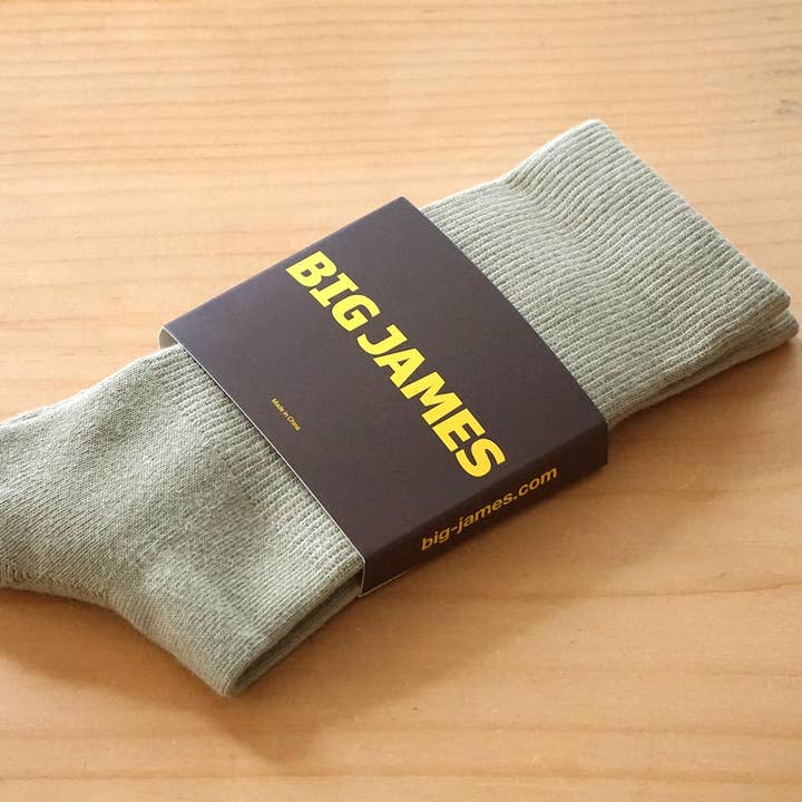 Green Everyday Sock for wholesale by Big James