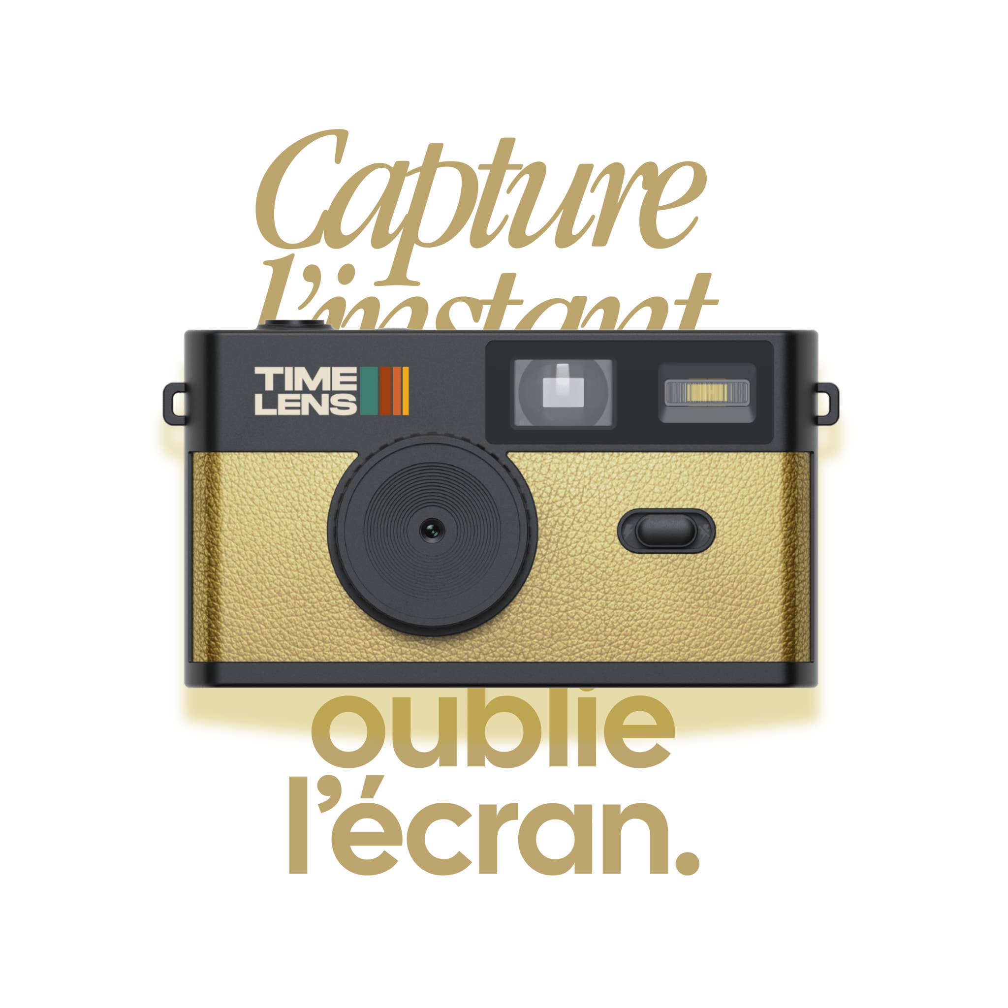 Time Lens - Wholesale Disposable Camera - TimeLens® Camera POP EDITION 80's Gold