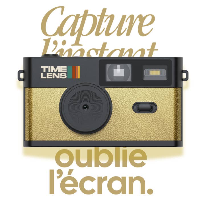 Time Lens - Wholesale Disposable Camera - TimeLens® Camera POP EDITION 80's Gold0