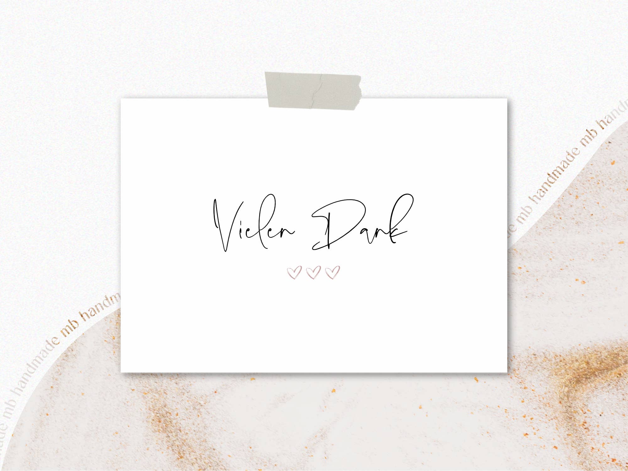 mb handmade – Großhandel Dankeskarten – Vielen Dank1