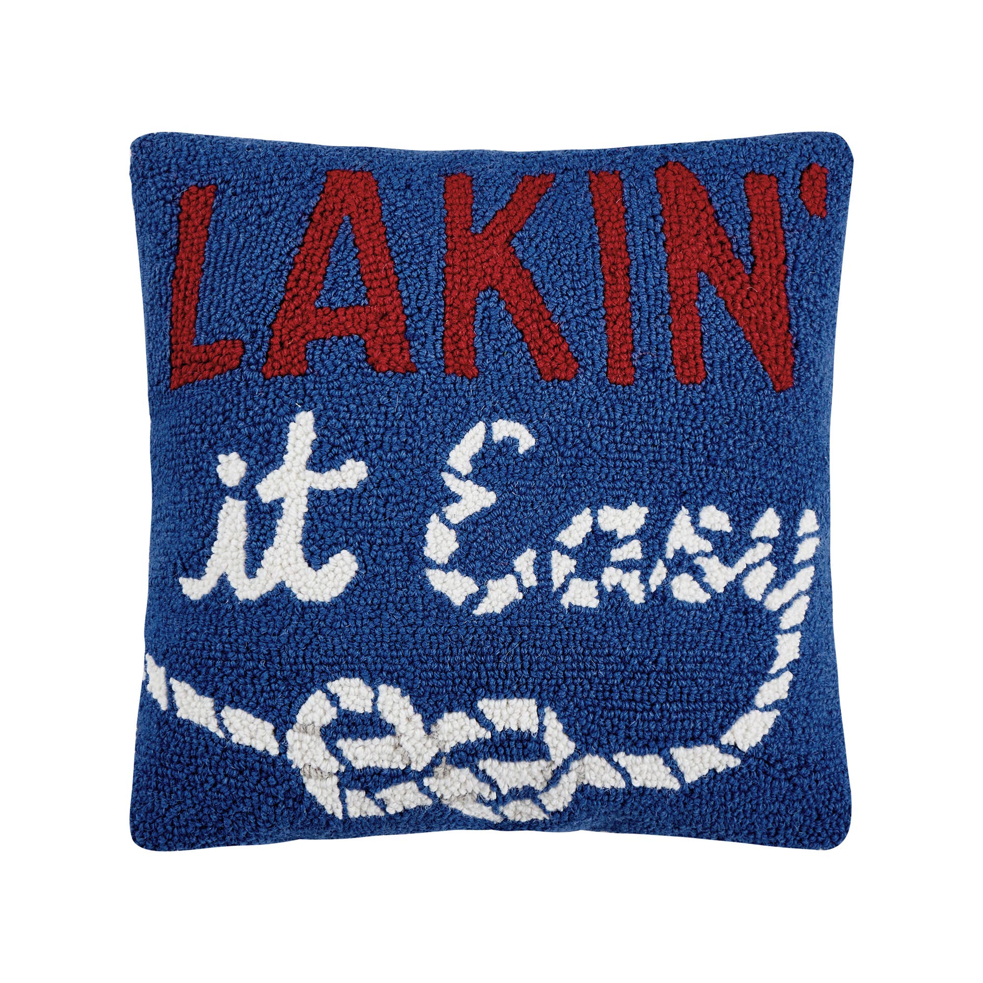 Peking Handicraft - Wholesale Throw/Decorative Pillow - Lakin' It Easy Hook Pillow0