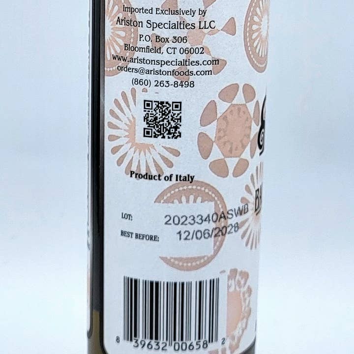 Ariston Specialties – wholesale Vinäger – Vit balsamvinäger 8,45 oz - 250 ml2