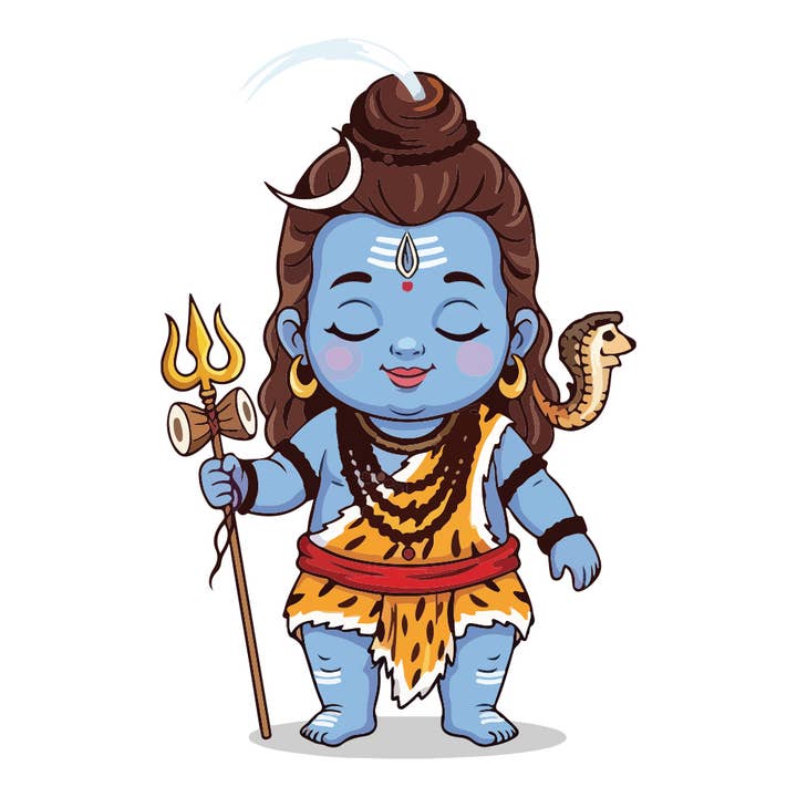 ARTKIT : Peinture par numéros - Bébé Shiva pour la vente par Artkulture Limited