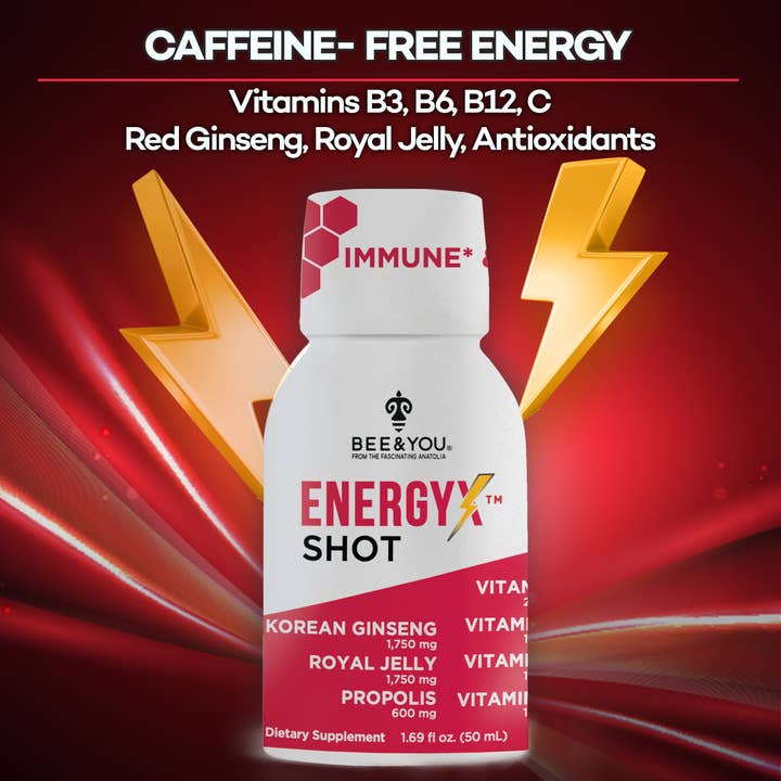 BEE&YOU – Großhandel Nahrungsergänzungsmittel/Vitamin zum Einnehmen – BEE and You Energy X Shot (koffeinfrei)