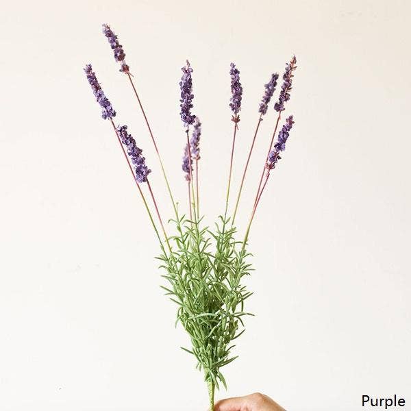 Rustic Reach - Wholesale Artificial Flowers - Artificial Lavender Provence Lavender Stem 21" Tall
