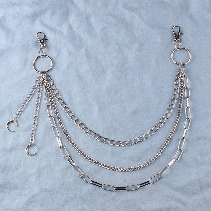 TYPE HIP HOP ROCK STYLE MOON PENDANT PANTS CHAIN_CWMM0649 for wholesale on Faire3