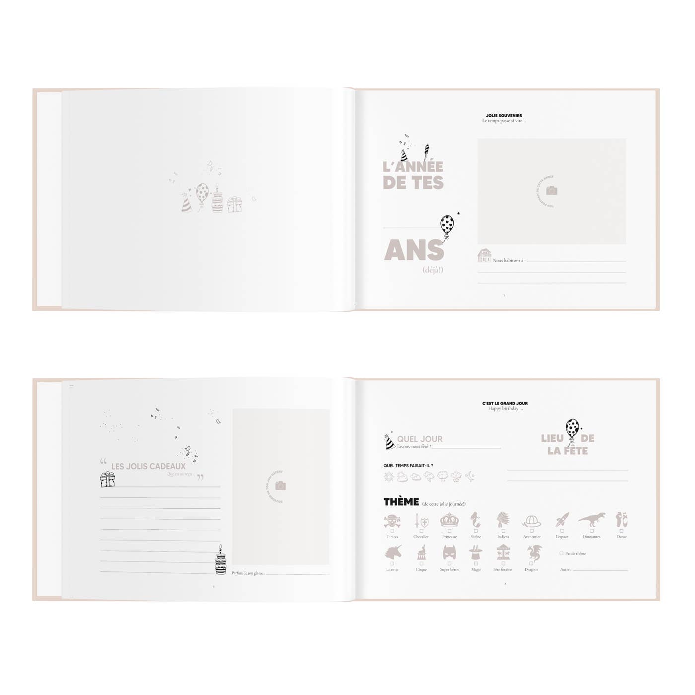 Zakuw - Vendita all'ingrosso Album dei ricordi - Bambini e neonati - Libro ricordo per compleanni8