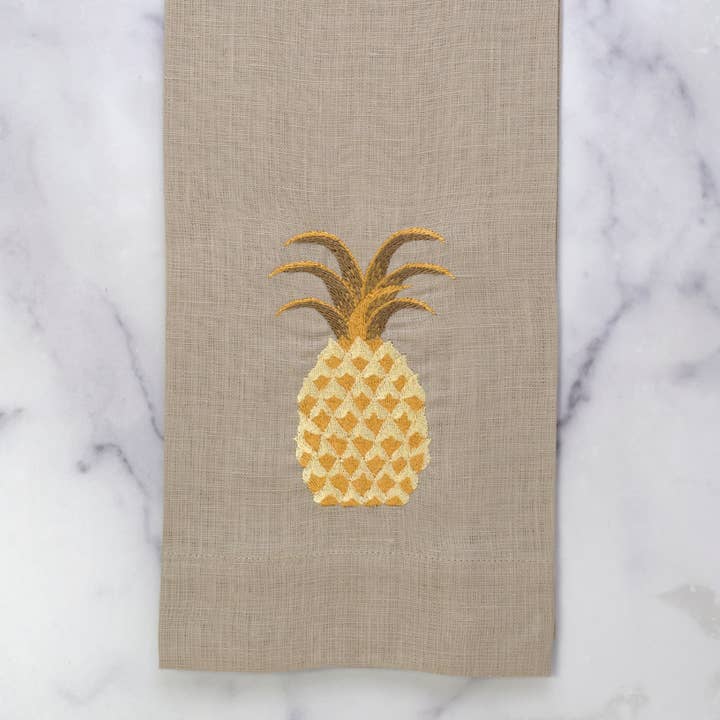 Ananaslinnehandduk - Ny för wholesale av Arte Italica & Crown Linen Designs