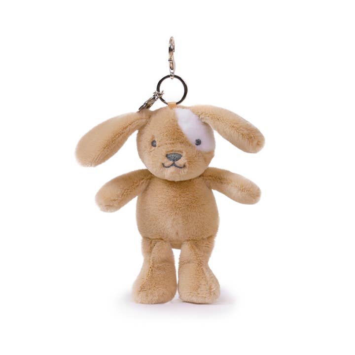 OB - Wholesale Keychain - Kids - Duke Dog Bag Charm (Vegan Angora) 7"/ 18 cm