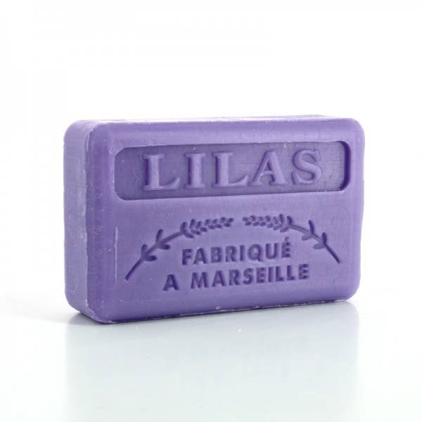 Au Savon de Marseille - Wholesale Bar Soap - Lilas - French soap with organic shea butter 125g