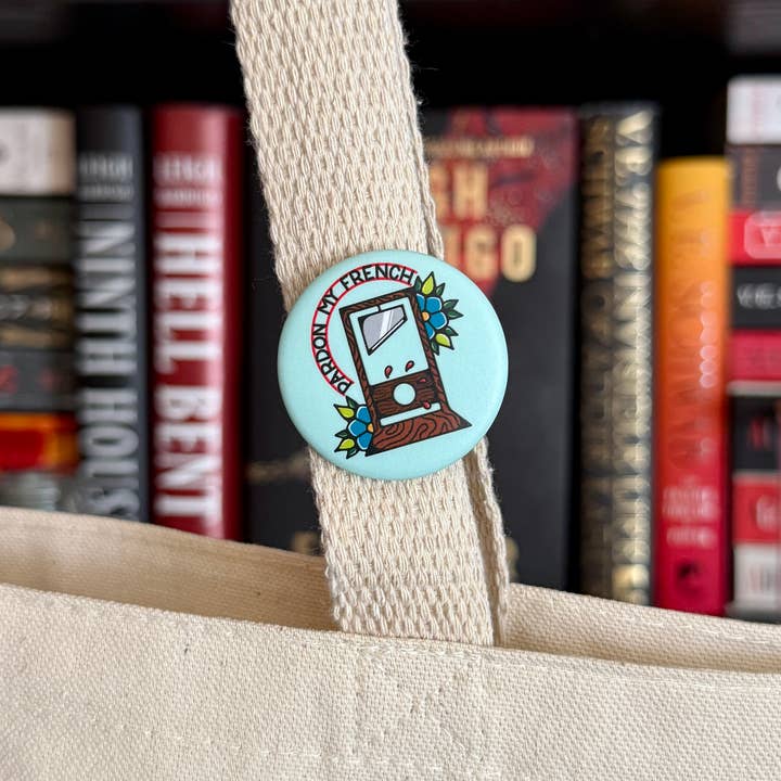 Pardon My French - 1.5" Pin-Back Matte Button for wholesale by Mourning Breath Shoppe