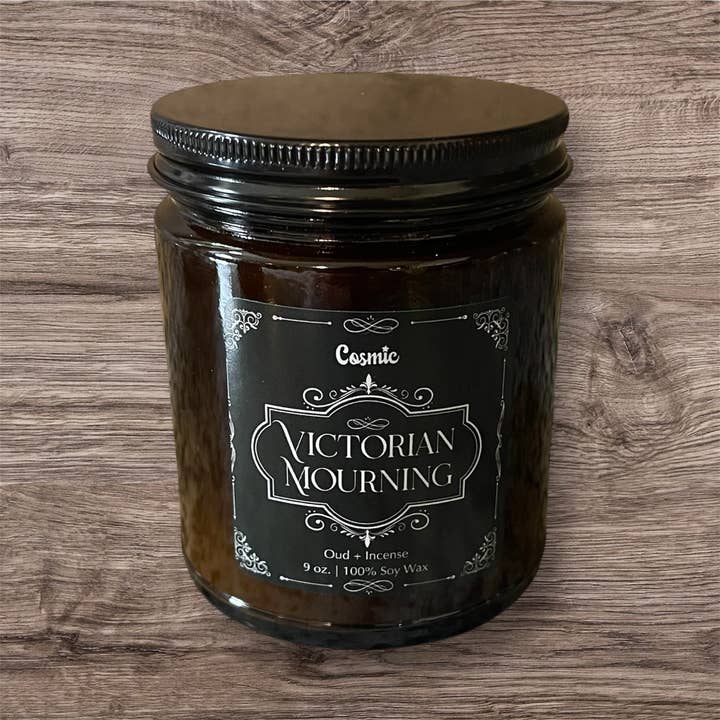 Cosmic - Wholesale Pot/gevulde kaars - Victoriaanse Rouwkaars | Halloween Herfstkaars0