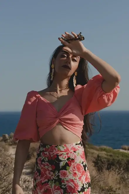 Carolina Emme - Wholesale Blouse - Women's - Granita - Knot Cotton Top2