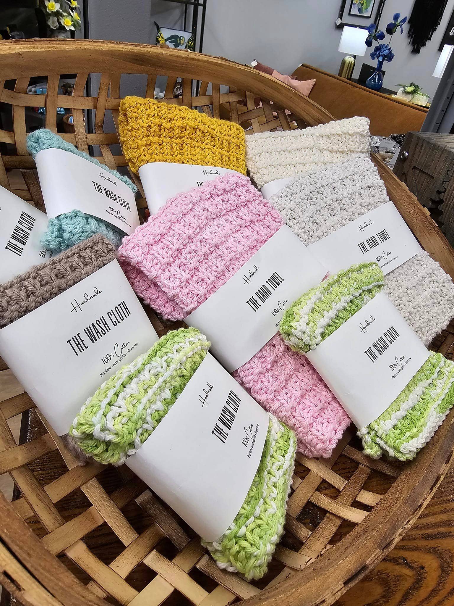 AbbySmilesDesign - Wholesale Wash Cloth - Cotton Waffle Knit Wash Cloths for Spa, handmade8