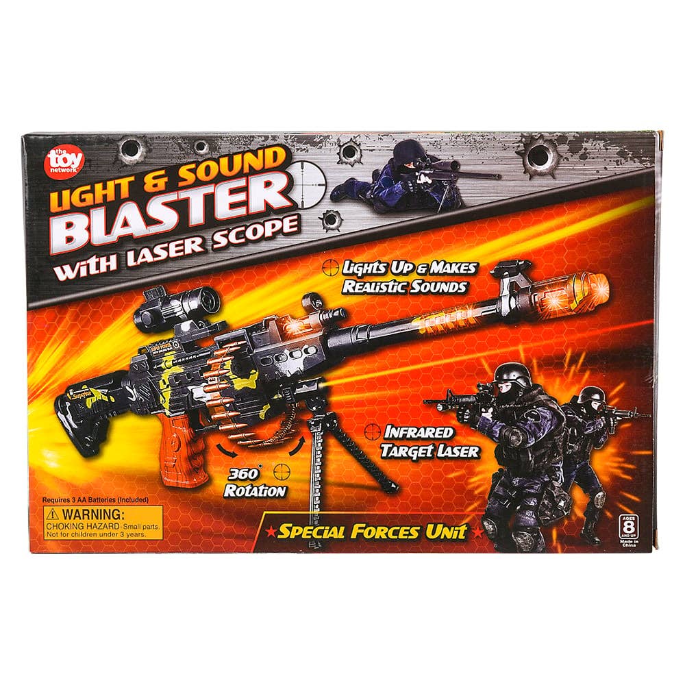 La Luna Bella - Toys - Wholesale Light-Up Toy - Kids & Baby - LIGHT-UP MACHINE GUN W/SCOPE LLB Light-up Toys2