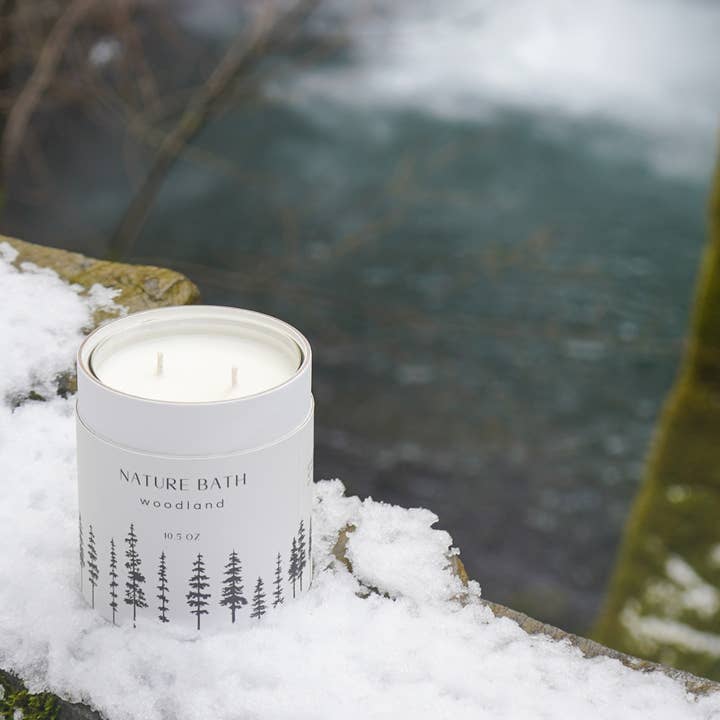 Ethics Supply Co. - Wholesale Jar/Filled Candle - Nature Bath Woodland Candle