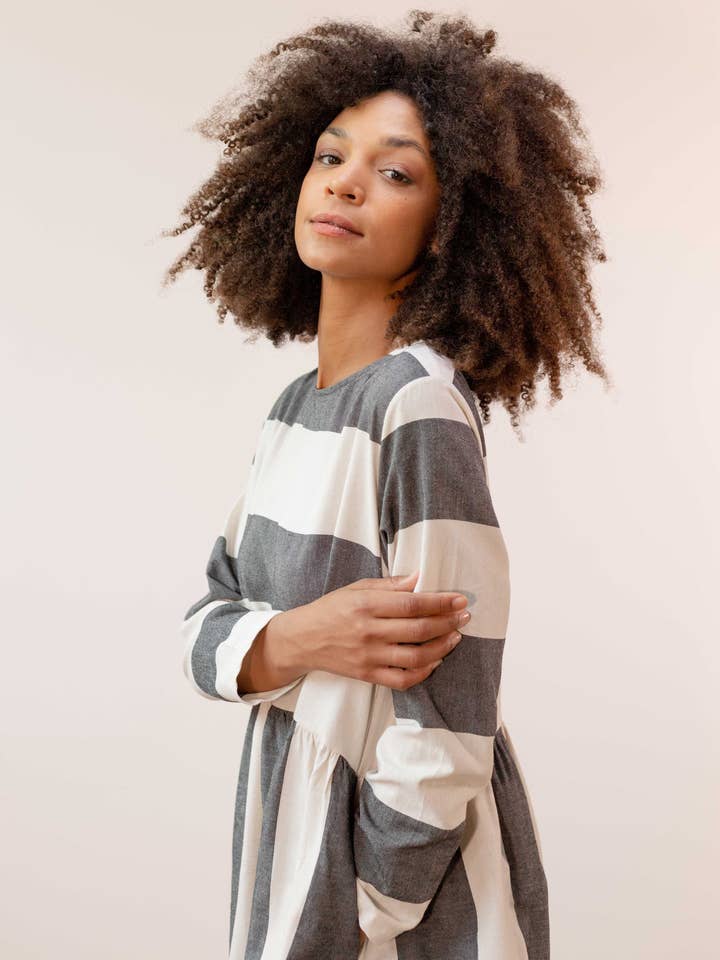 PAN Producto Básico - Wholesale Dress - Women's - Striped dress2