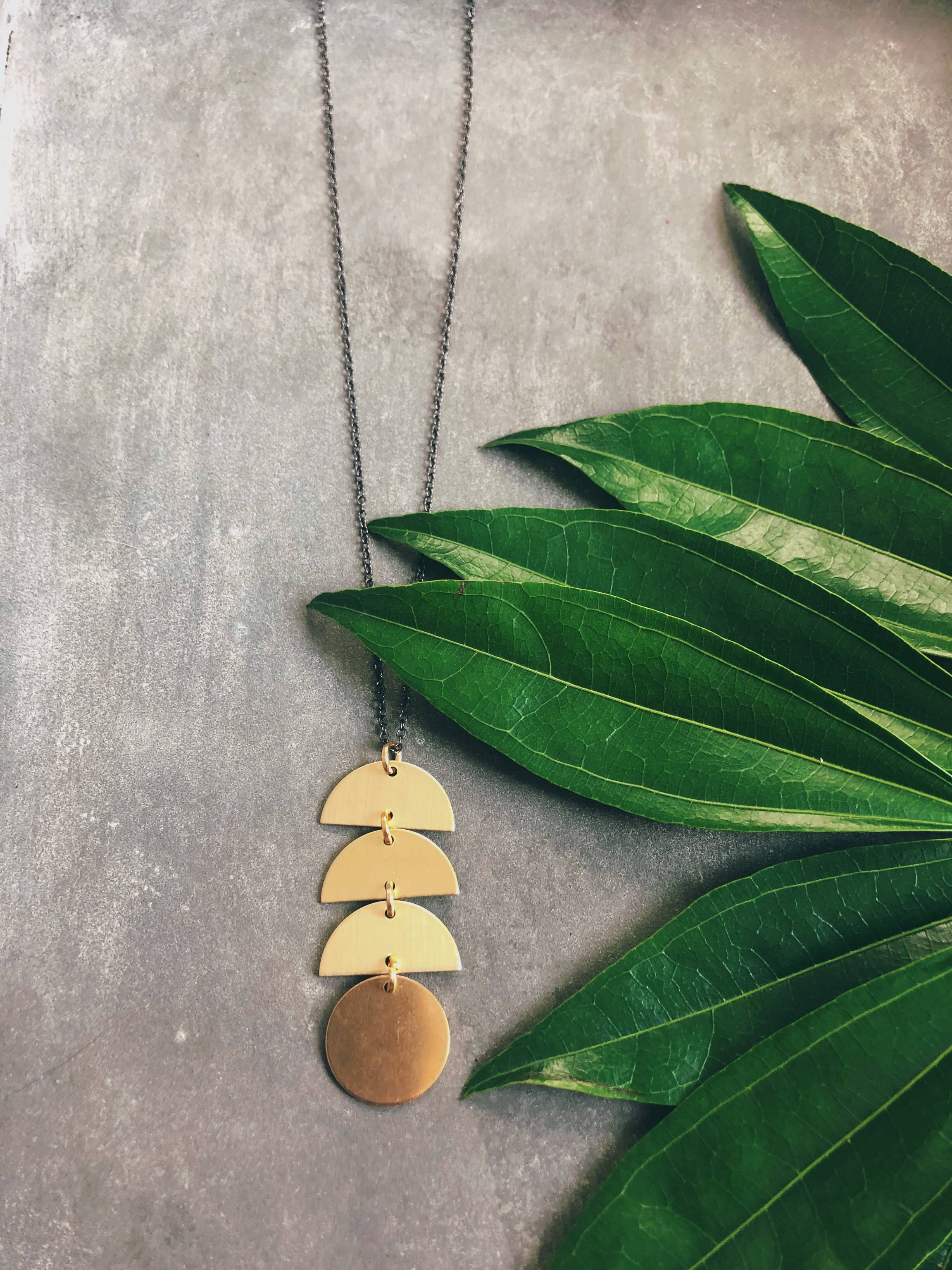 GeoMetricGem - Wholesale Pendant/Charm Necklace - Bell Necklace2