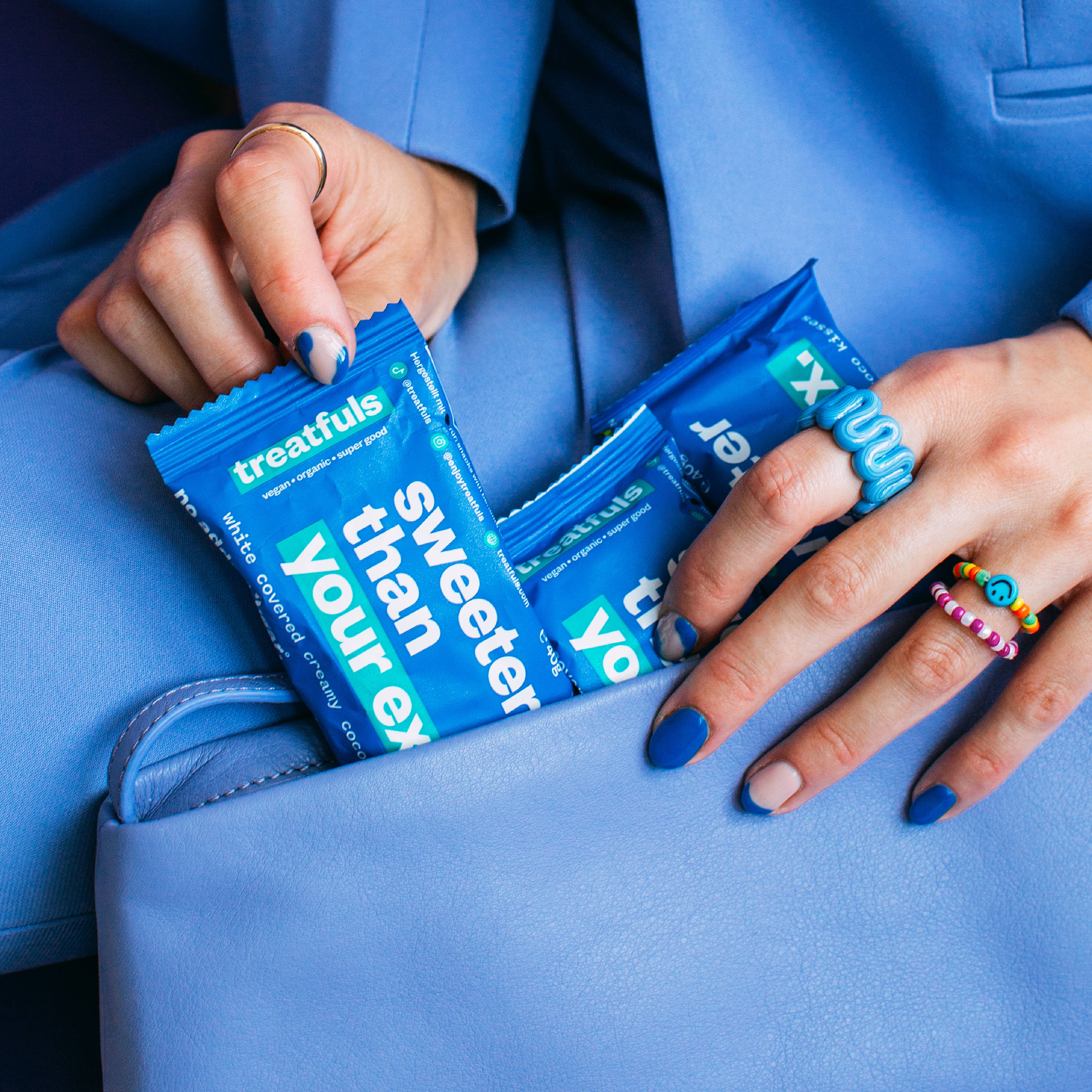 treatfuls – Engroshandel Chokoladebar – Økologisk hvid chokolade kokosmandelbar - vegansk og glutenfri4