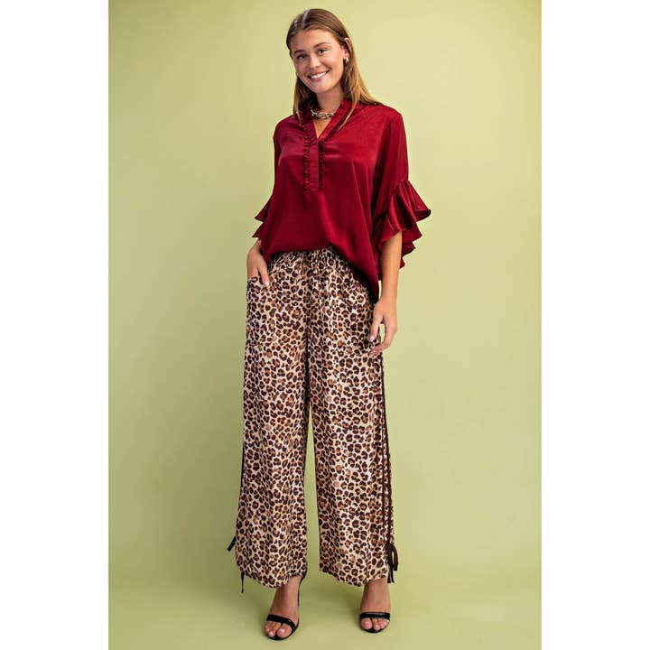 STYLE USA - Wholesale Pants - Women's - Leopard Print Pants 10