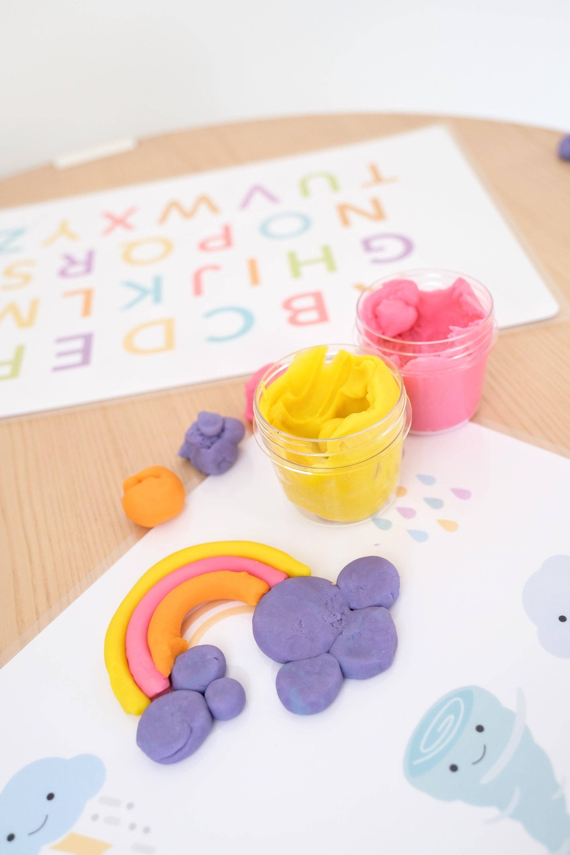 GoodnightFox - Wholesale Placemat - Play Dough Placemat Alphabet, Numbers, Solar System, Colors, Weather4