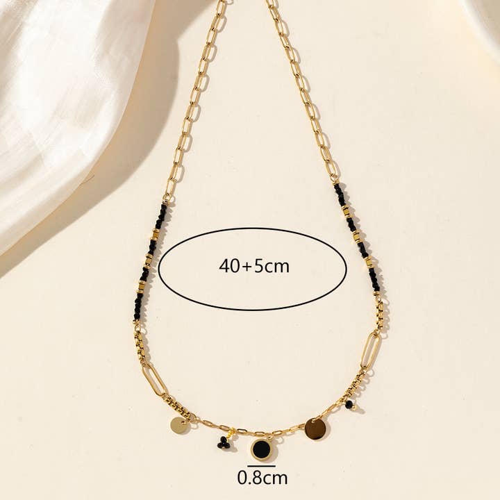 Blossom bijoux - Wholesale Link & Chain Necklace - 25CA254 Stainless Steel Necklace