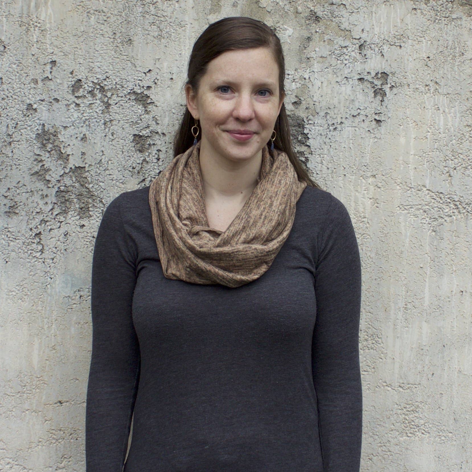 Dana Herbert – Cachecol - Mulher por atacado – Lenço Heather Jersey Infinity1